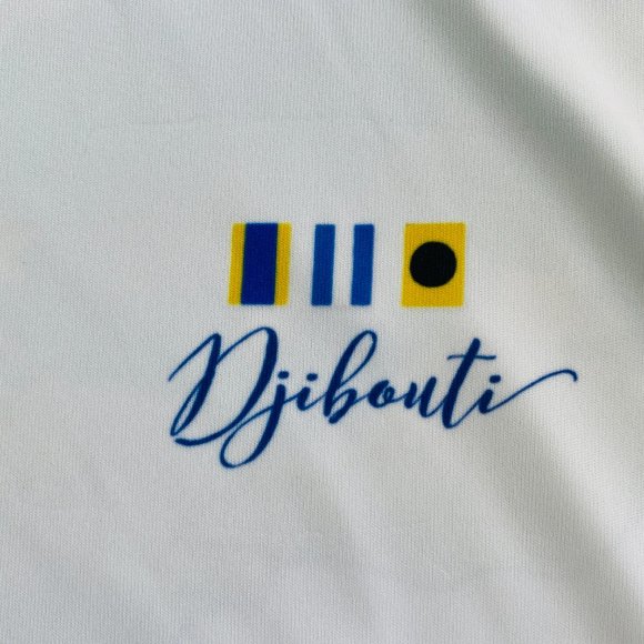 NEW without TAGS Vapor long sleeve rash guard with print of Djibouti - Picture 8 of 9